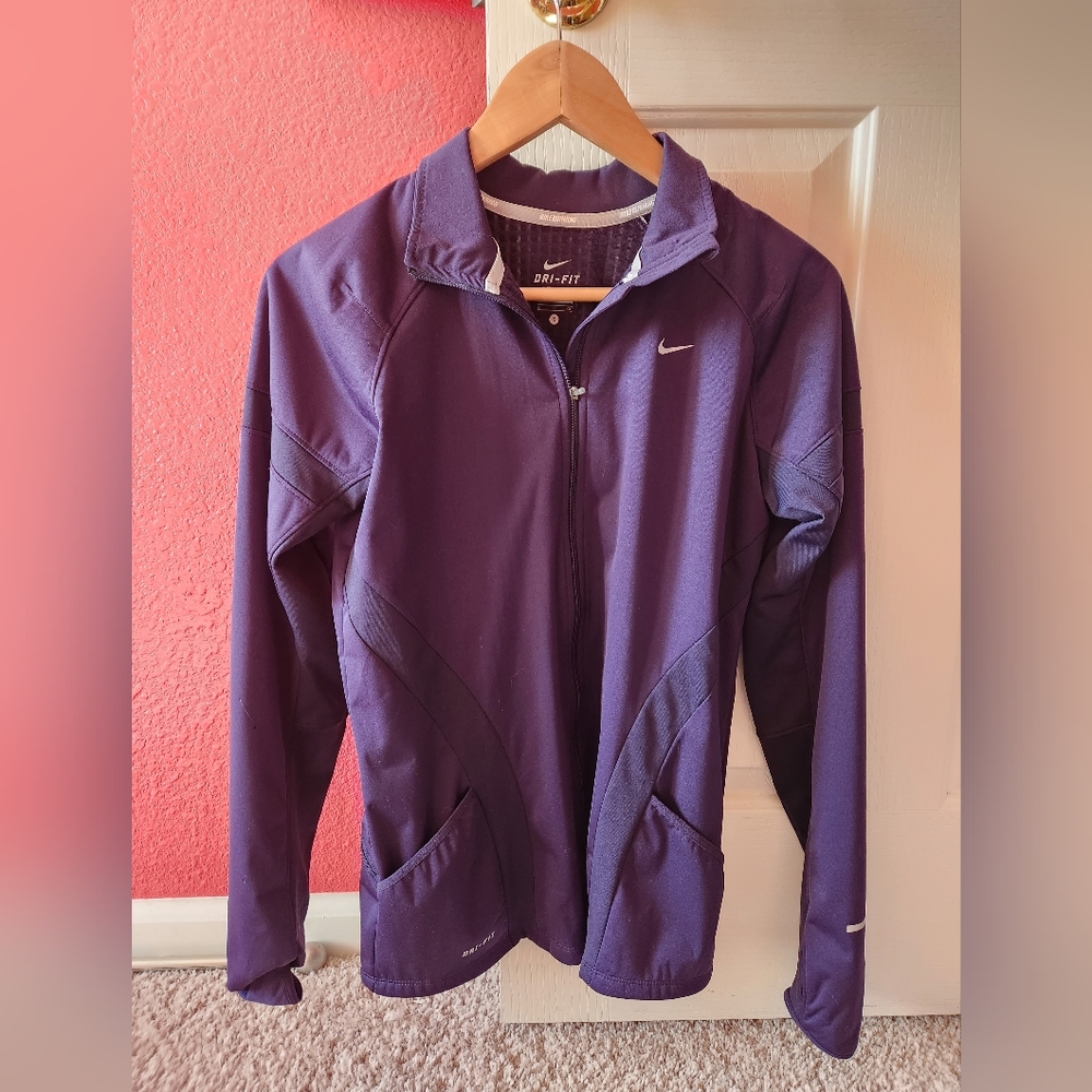 Nike Dri-Fit running jacket.